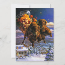 Bizon trekt Sinterklaas