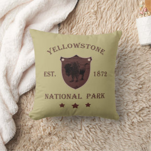 Bizon Yellowstone National Park Kussen