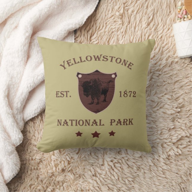 Bizon Yellowstone National Park Kussen (Deken)