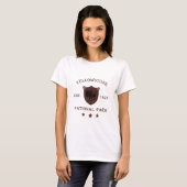 Bizon Yellowstone National Park T-shirt (Voorkant volledig)