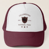 Bizon Yellowstone National Park Trucker Pet (Voorkant)