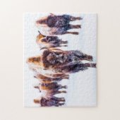 Bizon Yellowstone Wyoming. Legpuzzel (Verticaal)