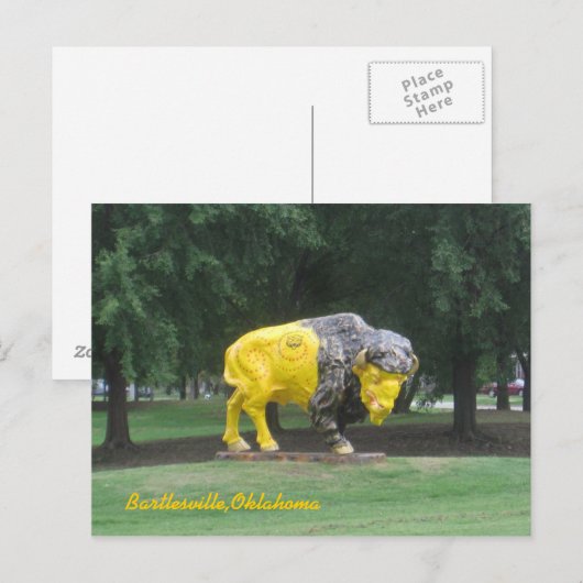 bizonbeeld briefkaart (Voorkant / Achterkant)