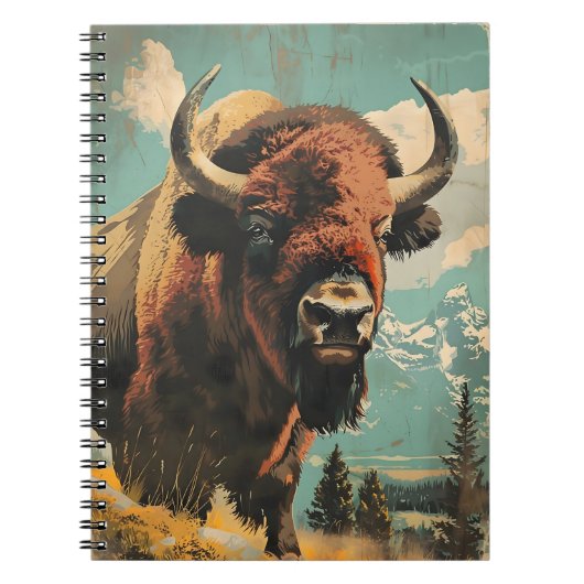 bizonillustratie notitieboek (Voorkant)