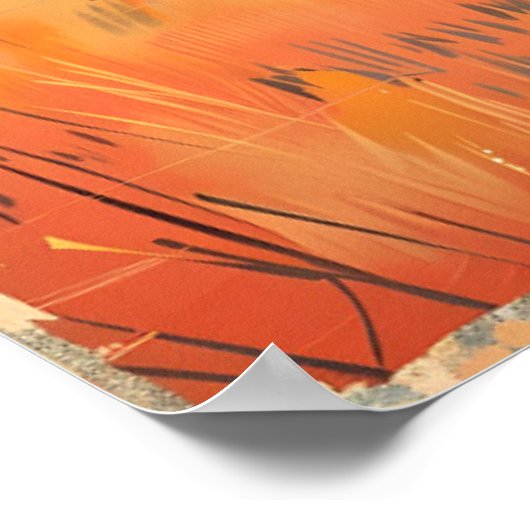  bizonillustratie poster (Hoek)