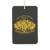 Bizonkudde laadt door het water in Natuur Luchtverfrisser (Voorkant)