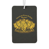 Bizonkudde laadt door het water in Natuur Luchtverfrisser (Achterkant)