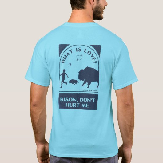 Bizons Doen Me Niks T-shirt (Achterkant)