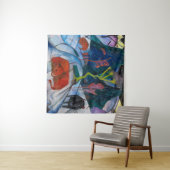Bizons in de Winter | Franz Marc | Wandkleed (In Situ (horizontaal))