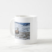 Bizons in de Winterbergen van Yellowstone Koffiemok (Voorkant links)