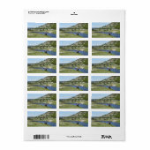 Bizons in Yellowstone National Park Etiket (Full Sheet)