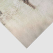 Bizons van Yellowstone met vogel Tissuepapier (Detail)