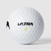 Bizons vrij om rond te lopen golfballen (Logo)