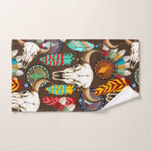 Bizonschedel Native American embleem Bad Handdoek (Handdoek)