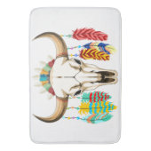 Bizonschedel Native American embleem Badmat (Voorkant Verticaal)