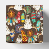 Bizonschedel Native American embleem Bedankdoosjes (Bovenkant)