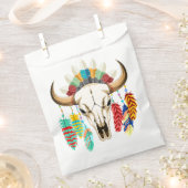 Bizonschedel Native American embleem Bedankzakje (Geknipt)