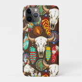 Bizonschedel Native American embleem Case-Mate iPhone Case (Achterkant)