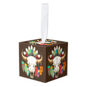 Bizonschedel Native American embleem Decoratie (Voorkant hoekig)