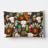 Bizonschedel Native American embleem Etui (Achterkant)