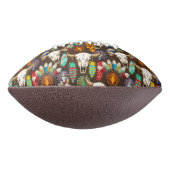 Bizonschedel Native American embleem Football (Gedraaid 90)