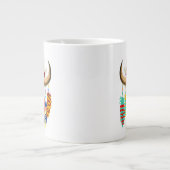 Bizonschedel Native American embleem Grote Koffiekop (Voorkant)