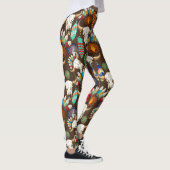 Bizonschedel Native American embleem Leggings (Rechts)