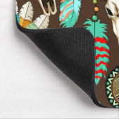 Bizonschedel Native American embleem Muismat (Hoek)