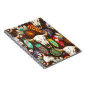 Bizonschedel Native American embleem Notitieboek (Rechterzijde)