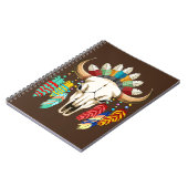 Bizonschedel Native American embleem Notitieboek (Linkerzijde)