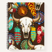Bizonschedel Native American embleem Notitieboek (Voorkant)