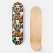 Bizonschedel Native American embleem Persoonlijk Skateboard (Voorkant)