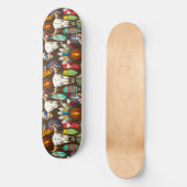 Bizonschedel Native American embleem Persoonlijk Skateboard (Voorkant)