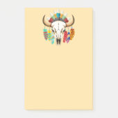 Bizonschedel Native American embleem Post-it® Notes (Voorkant)