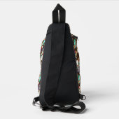 Bizonschedel Native American embleem Sling Bag (Achterkant)