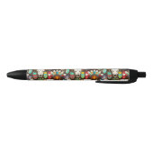 Bizonschedel Native American embleem Zwarte Inkt Pen (Bodem)
