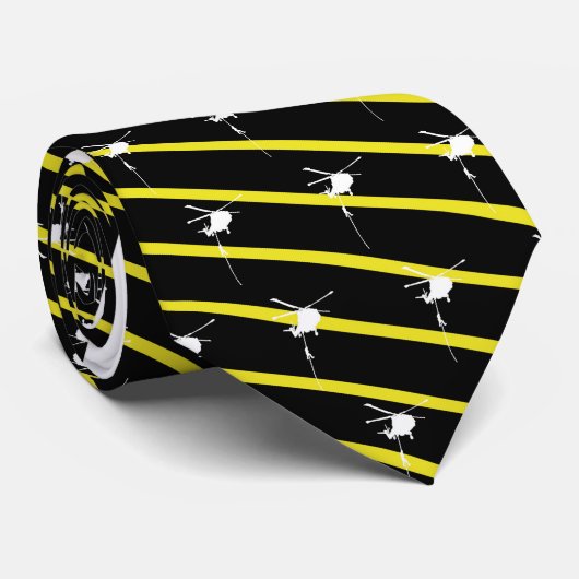 BizPlej Pasadena Black Hawk Down Stropdas (Opgerold)