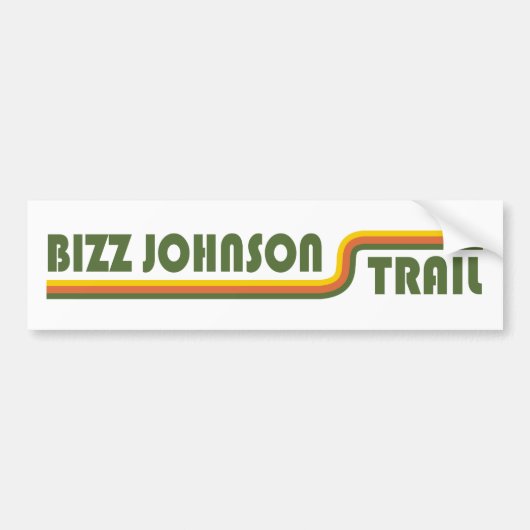Bizz Johnson Trail Bumpersticker (Voorkant)