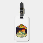 Bizz Johnson Trail Kleuren Bagagelabel (Voorkant verticaal)