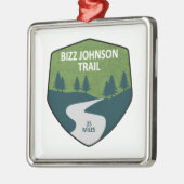Bizz Johnson Trail Metalen Ornament (Links)