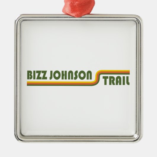 Bizz Johnson Trail Metalen Ornament (Voorkant)