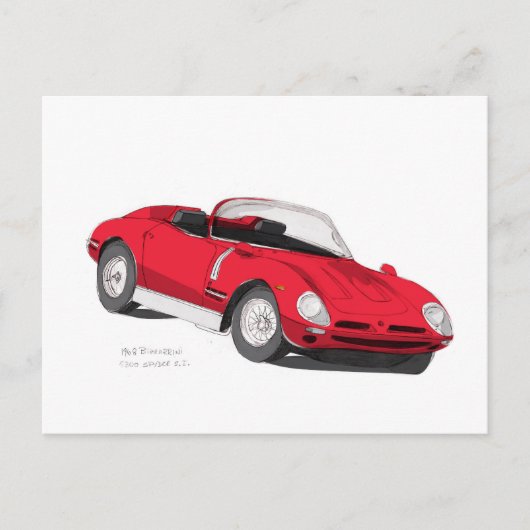 Bizzarrini 5300 Spyder S.I. Briefkaart (Voorkant)
