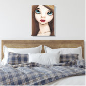 BJD anime meisje pop manga japans portret print (Insitu (Slaapkamer))