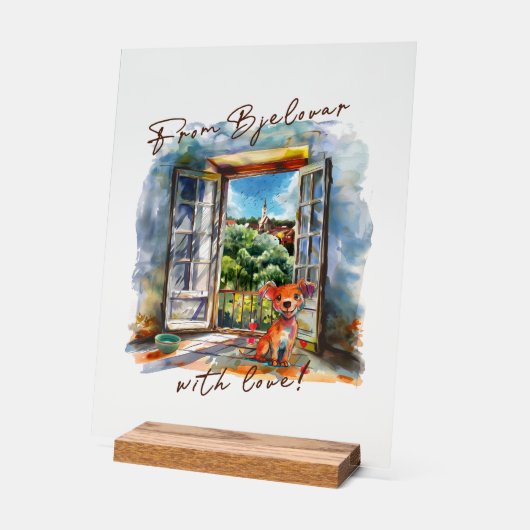 Bjelovar Acryl Bord (Hoek)