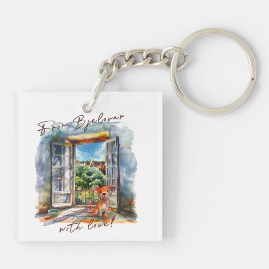 Bjelovar Sleutelhanger (Achterkant)