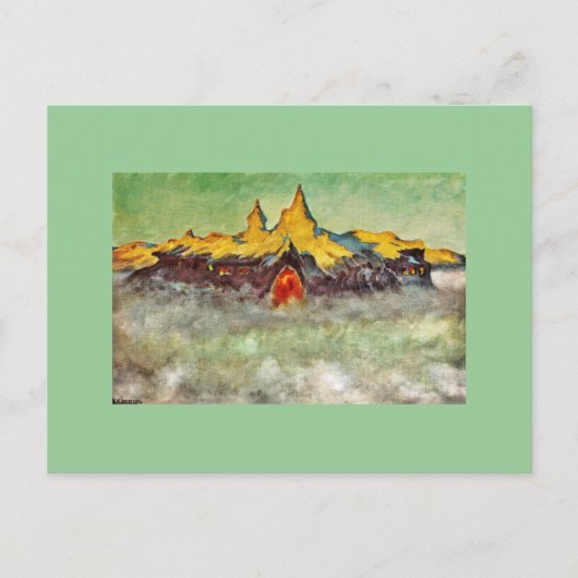 Bjerg - Troll Mountain Briefkaart (Voorkant)