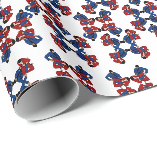 BJJ-beenvergrendeling Cadeaupapier (Rol Hoek)