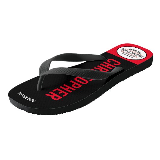 BJJ Black Belt Echte Kwaliteit Gone Rolling Teenslippers (Schuin)
