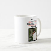 BJJ Black Belt gerangschikt met naam en datum van  Koffiemok (Voorkant rechts)