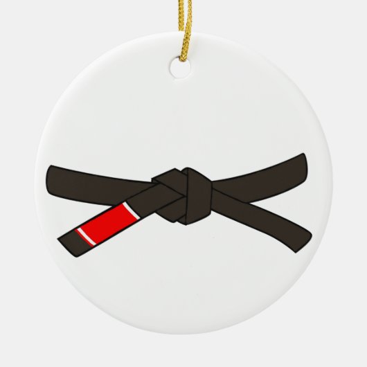 BJJ Black belt ornament Brazililian Jiu-Jitsu (Voorkant)